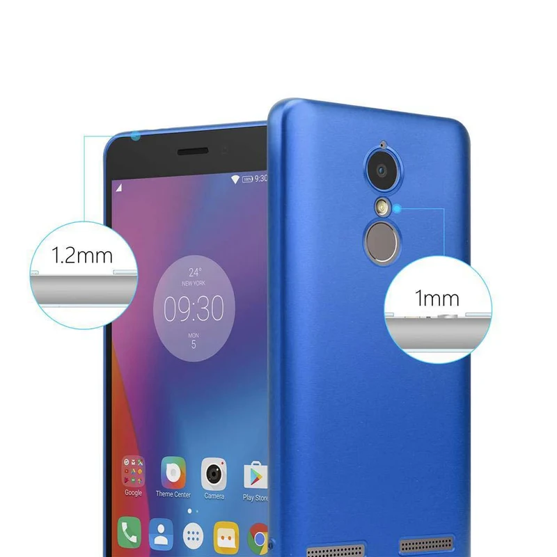 Cadorabo Hülle kompatibel mit Lenovo K6 / K6 POWER Schutzhülle aus flexiblem TPU Silikon