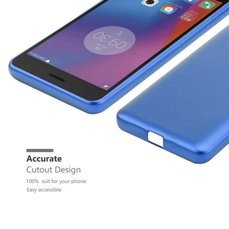Cadorabo Hülle kompatibel mit Lenovo K6 / K6 POWER Schutzhülle aus flexiblem TPU Silikon