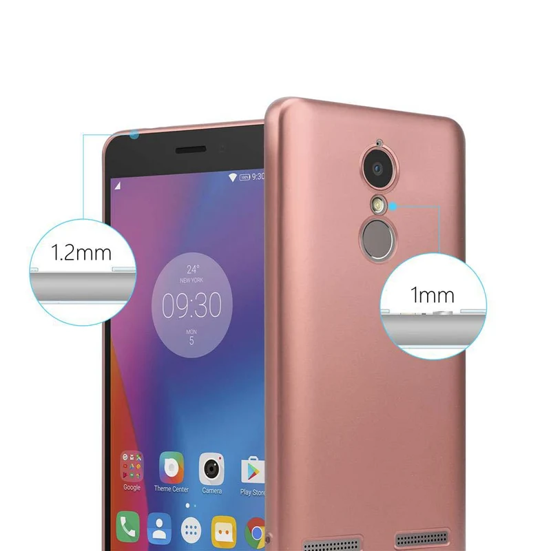 Cadorabo Hülle kompatibel mit Lenovo K6 / K6 POWER Schutzhülle aus flexiblem TPU Silikon