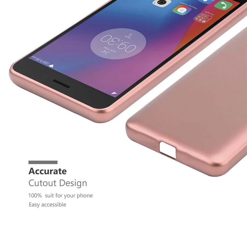 Cadorabo Hülle kompatibel mit Lenovo K6 / K6 POWER Schutzhülle aus flexiblem TPU Silikon