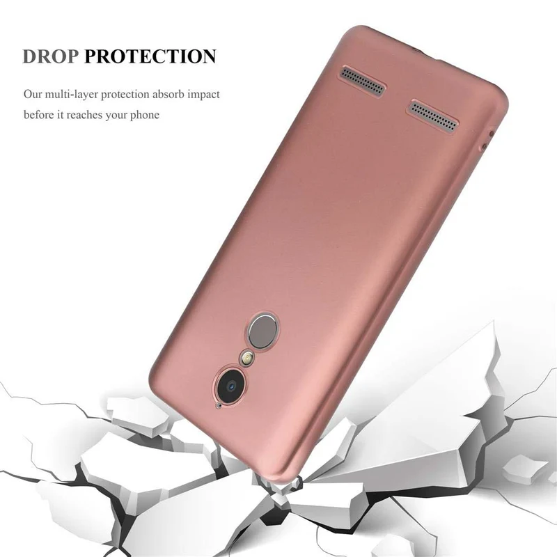 Cadorabo Hülle kompatibel mit Lenovo K6 / K6 POWER Schutzhülle aus flexiblem TPU Silikon