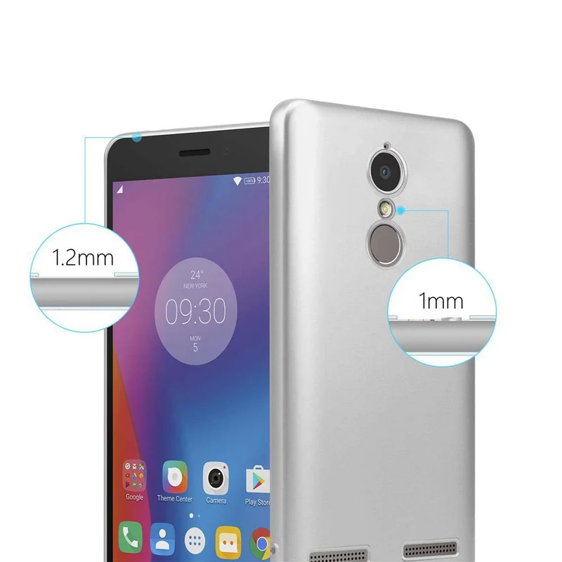 Cadorabo Hülle kompatibel mit Lenovo K6 / K6 POWER Schutzhülle aus flexiblem TPU Silikon
