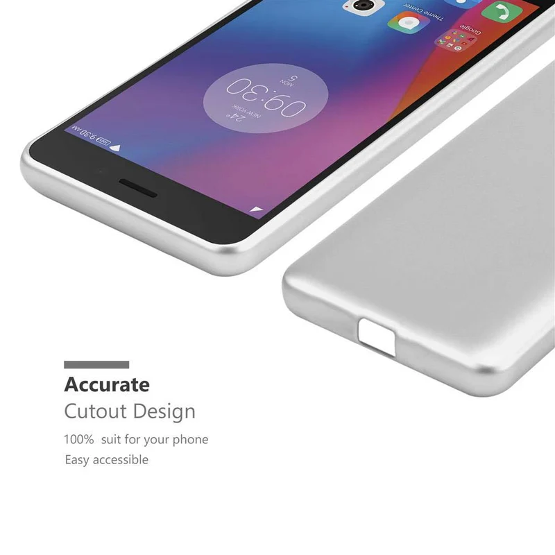 Cadorabo Hülle kompatibel mit Lenovo K6 / K6 POWER Schutzhülle aus flexiblem TPU Silikon