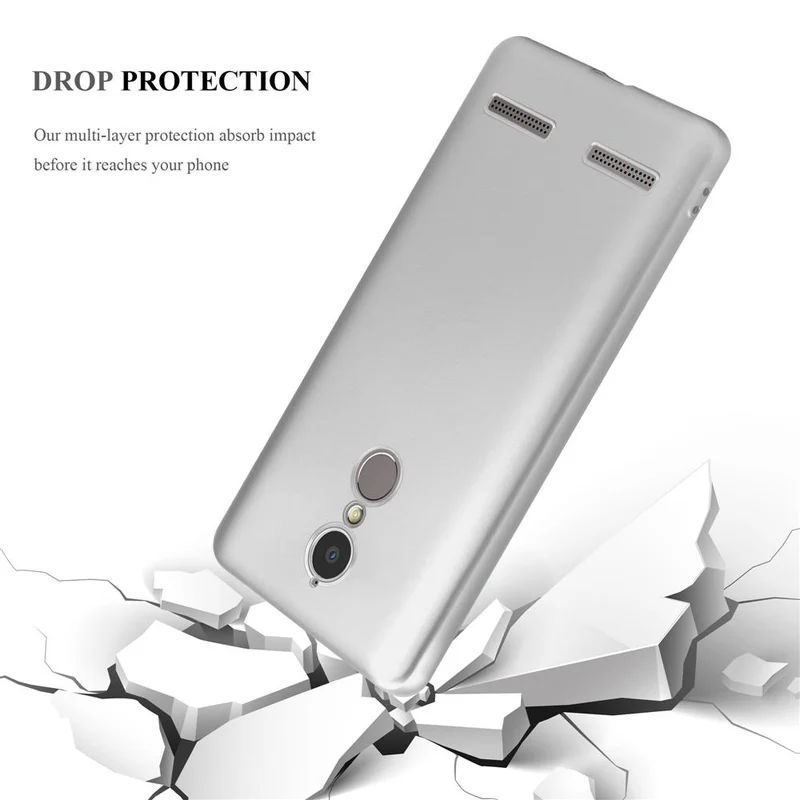 Cadorabo Hülle kompatibel mit Lenovo K6 / K6 POWER Schutzhülle aus flexiblem TPU Silikon