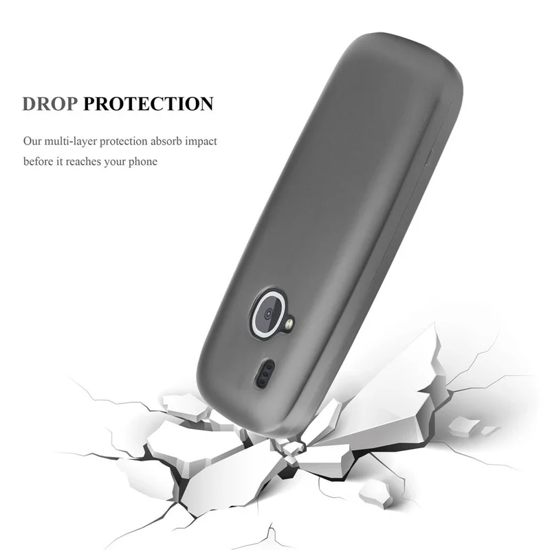 Cadorabo Hülle kompatibel mit Nokia 3310 2G Schutzhülle aus flexiblem TPU Silikon