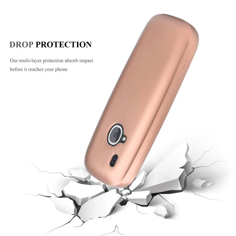 Cadorabo Hülle kompatibel mit Nokia 3310 2G Schutzhülle aus flexiblem TPU Silikon