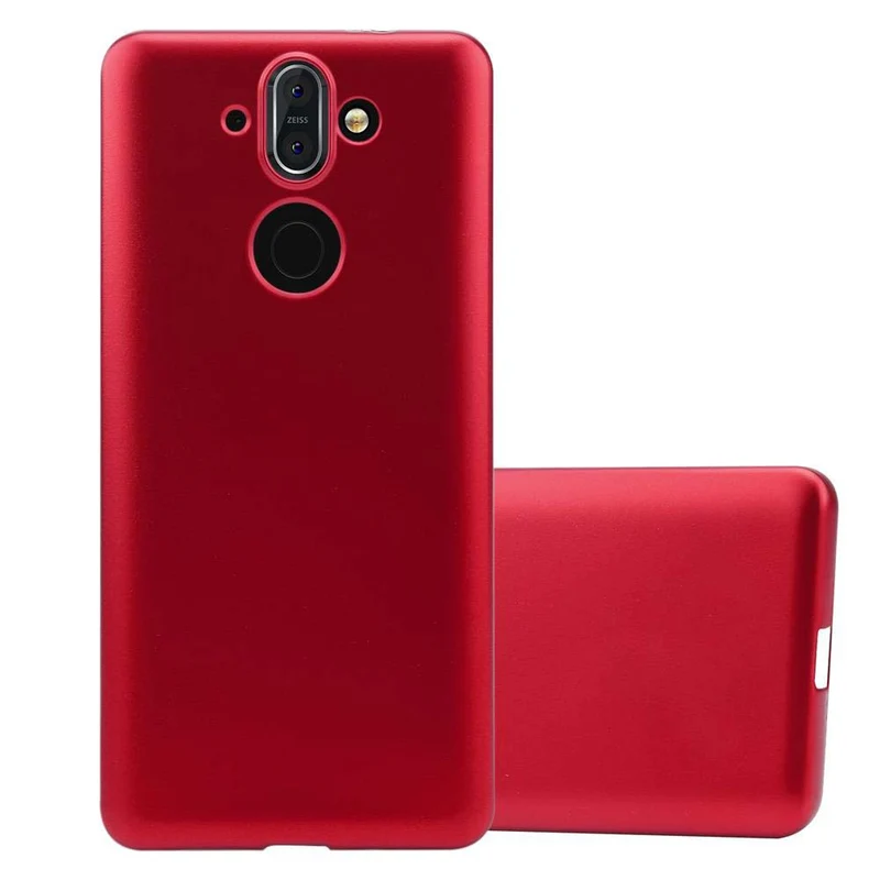Cadorabo Hülle kompatibel mit Nokia 8 Sirocco Schutzhülle aus flexiblem TPU Silikon