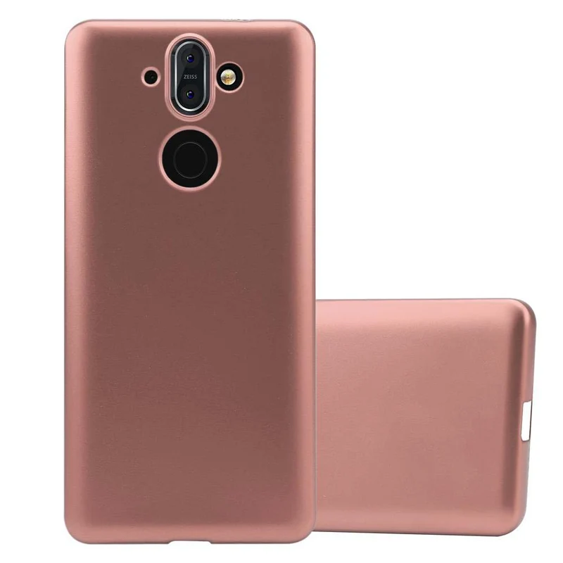 Cadorabo Hülle kompatibel mit Nokia 8 Sirocco Schutzhülle aus flexiblem TPU Silikon