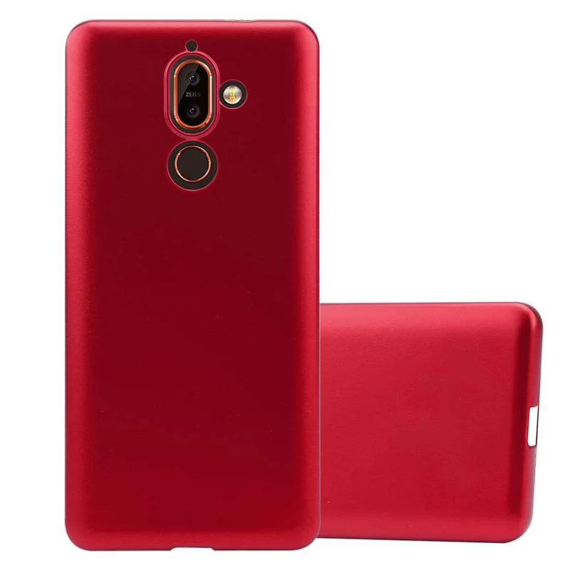 Cadorabo Hülle kompatibel mit Nokia 7 PLUS Schutzhülle aus flexiblem TPU Silikon