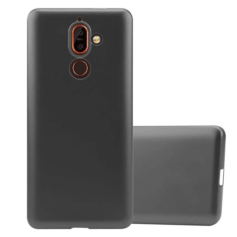 Cadorabo Hülle kompatibel mit Nokia 7 PLUS Schutzhülle aus flexiblem TPU Silikon