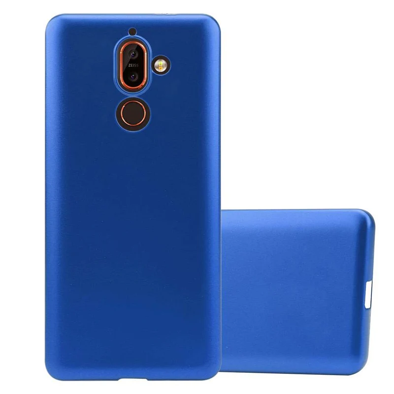 Cadorabo Hülle kompatibel mit Nokia 7 PLUS Schutzhülle aus flexiblem TPU Silikon