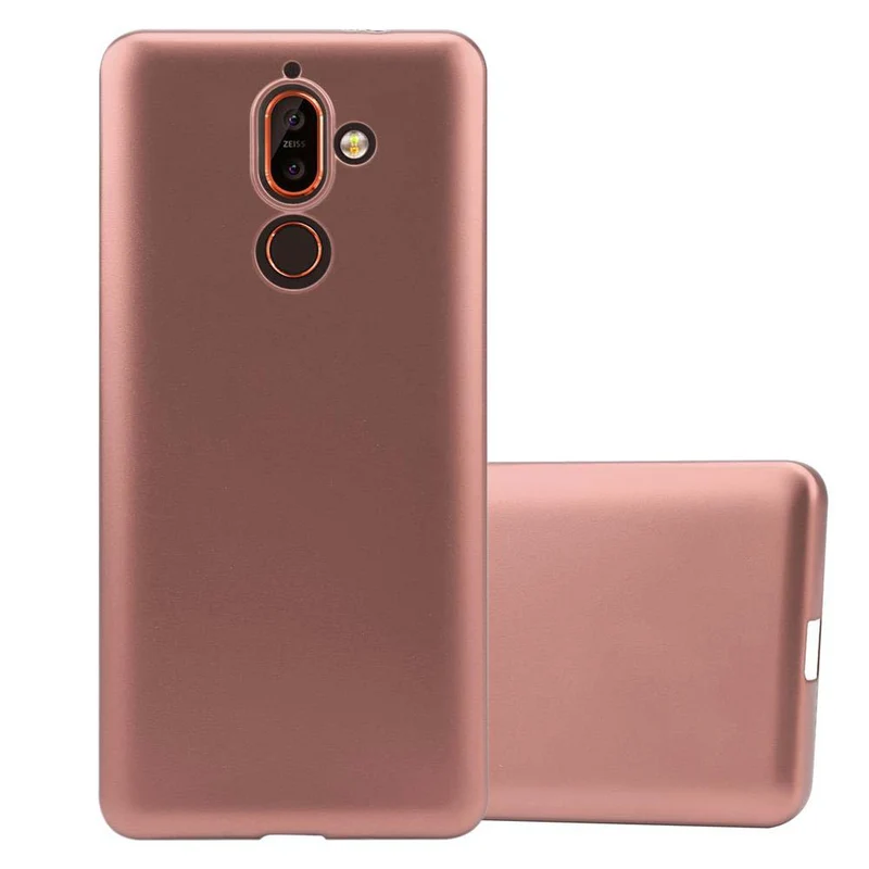 Cadorabo Hülle kompatibel mit Nokia 7 PLUS Schutzhülle aus flexiblem TPU Silikon