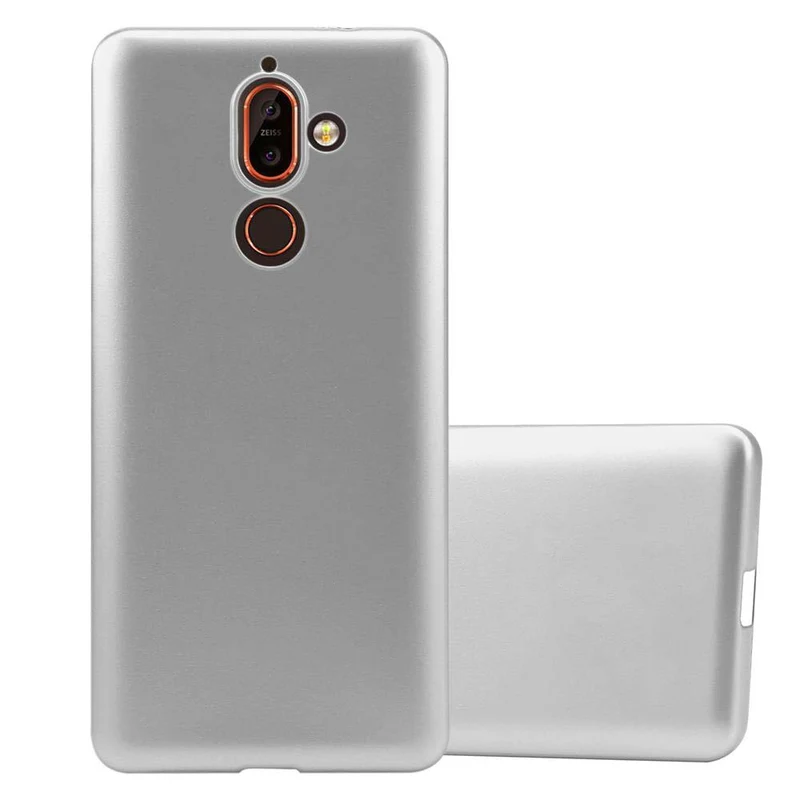 Cadorabo Hülle kompatibel mit Nokia 7 PLUS Schutzhülle aus flexiblem TPU Silikon