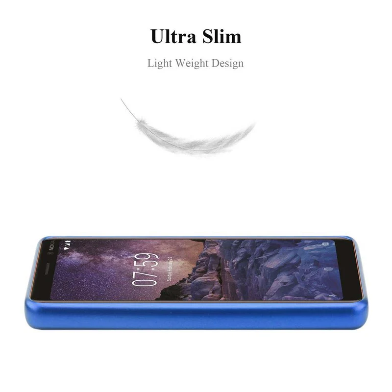 Cadorabo Hülle kompatibel mit Nokia 7 PLUS Schutzhülle aus flexiblem TPU Silikon