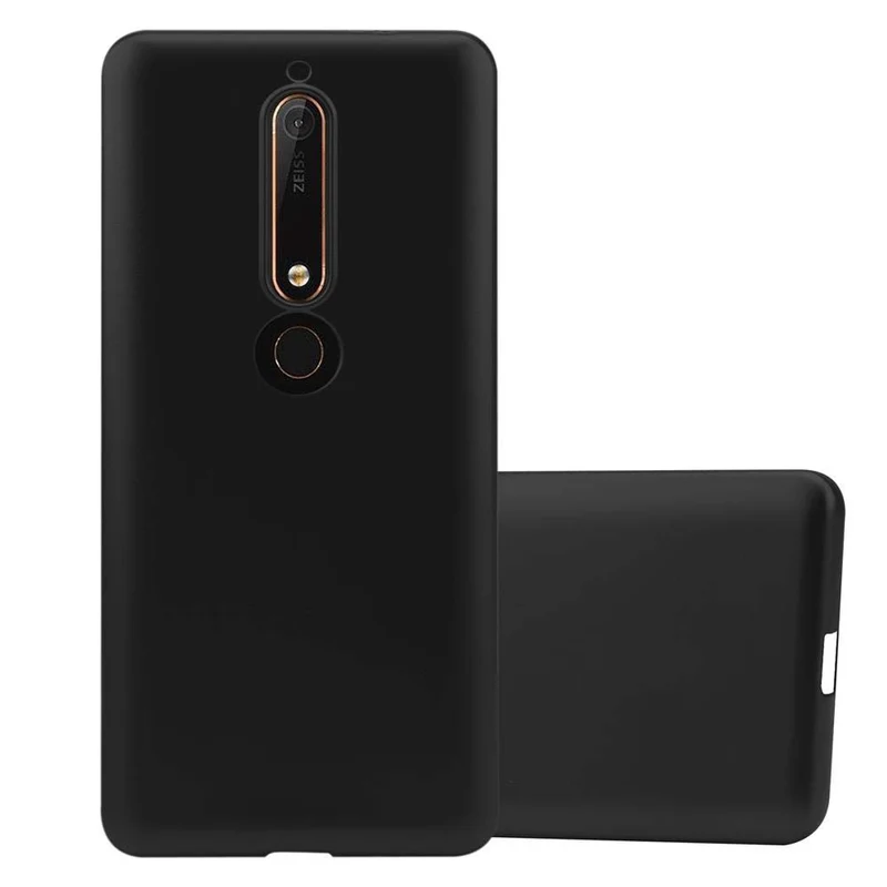 Cadorabo Hülle kompatibel mit Nokia 6,1 Schutzhülle aus flexiblem TPU Silikon
