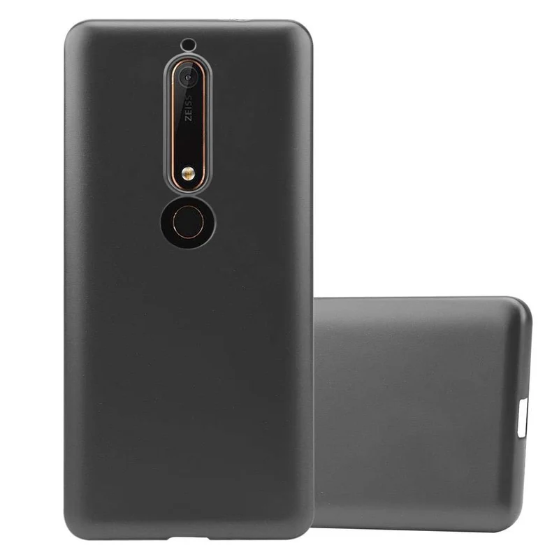 Cadorabo Hülle kompatibel mit Nokia 6,1 Schutzhülle aus flexiblem TPU Silikon