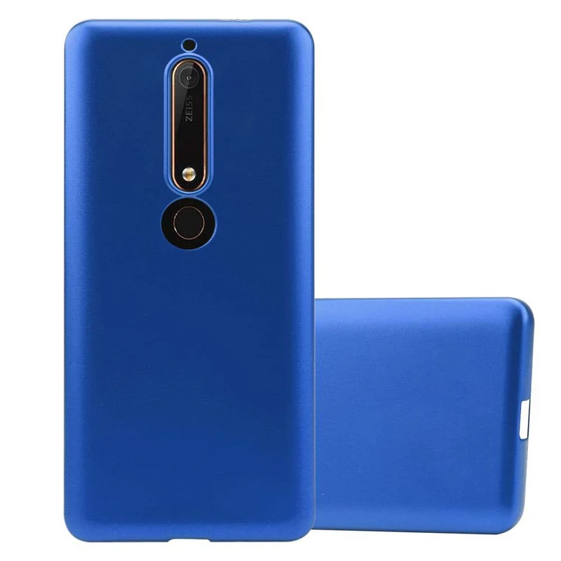 Cadorabo Hülle kompatibel mit Nokia 6,1 Schutzhülle aus flexiblem TPU Silikon