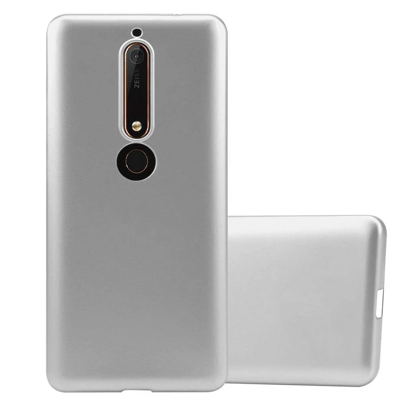 Cadorabo Hülle kompatibel mit Nokia 6,1 Schutzhülle aus flexiblem TPU Silikon