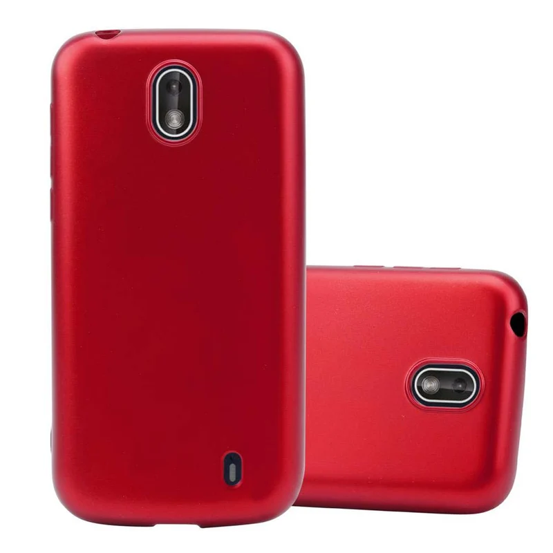 Cadorabo Hülle kompatibel mit Nokia 1 2018 Schutzhülle aus flexiblem TPU Silikon