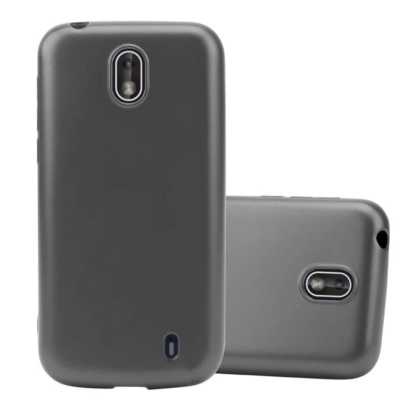 Cadorabo Hülle kompatibel mit Nokia 1 2018 Schutzhülle aus flexiblem TPU Silikon