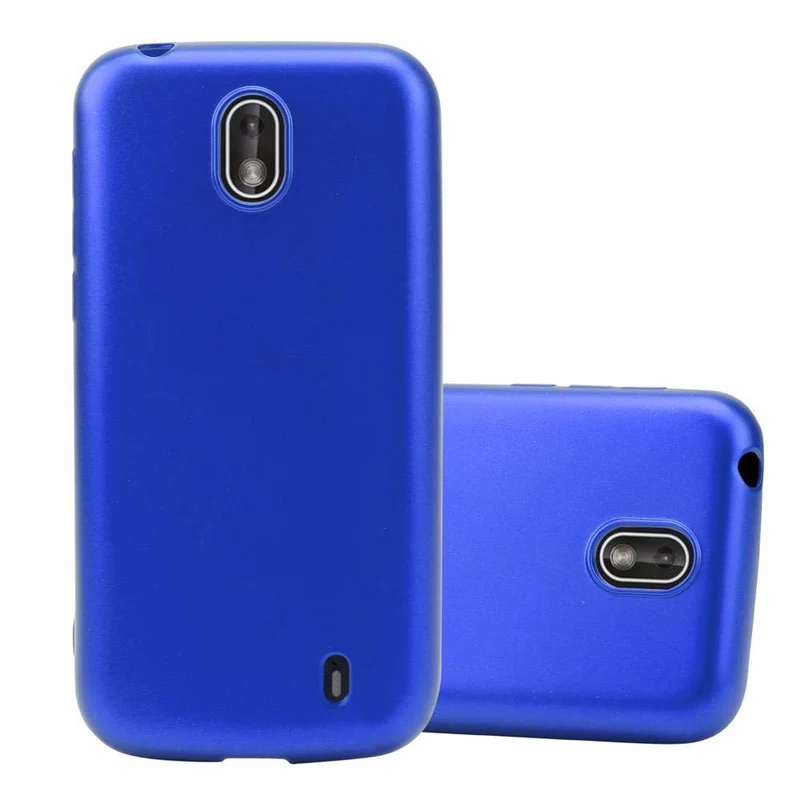 Cadorabo Hülle kompatibel mit Nokia 1 2018 Schutzhülle aus flexiblem TPU Silikon