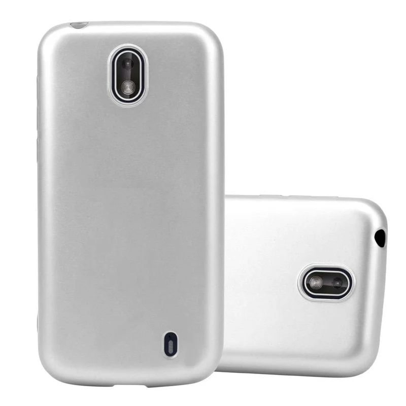 Cadorabo Hülle kompatibel mit Nokia 1 2018 Schutzhülle aus flexiblem TPU Silikon