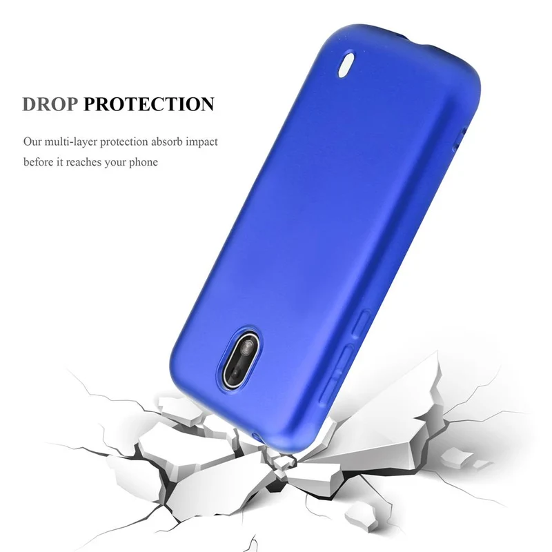 Cadorabo Hülle kompatibel mit Nokia 1 2018 Schutzhülle aus flexiblem TPU Silikon