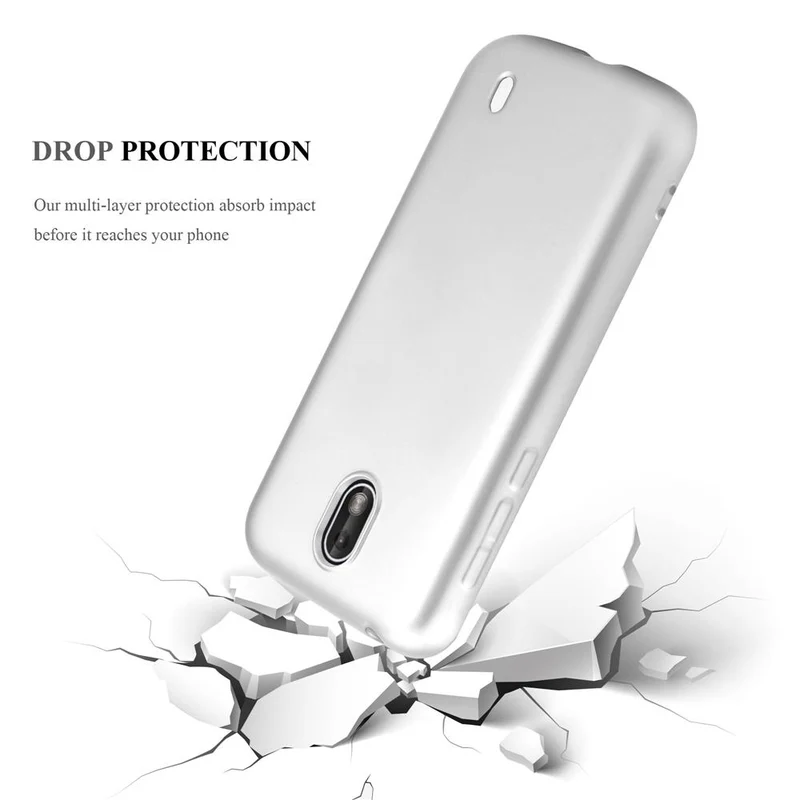 Cadorabo Hülle kompatibel mit Nokia 1 2018 Schutzhülle aus flexiblem TPU Silikon