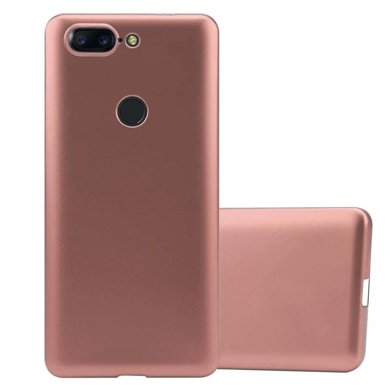 Cadorabo Hülle kompatibel mit OnePlus 5T Schutzhülle aus flexiblem TPU Silikon