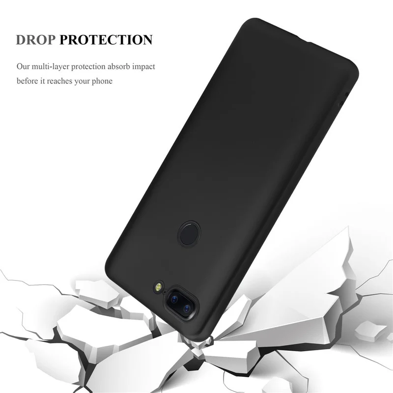Cadorabo Hülle kompatibel mit OnePlus 5T Schutzhülle aus flexiblem TPU Silikon