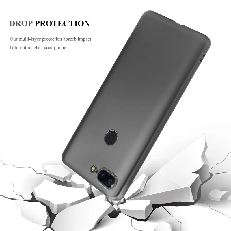 Cadorabo Hülle kompatibel mit OnePlus 5T Schutzhülle aus flexiblem TPU Silikon