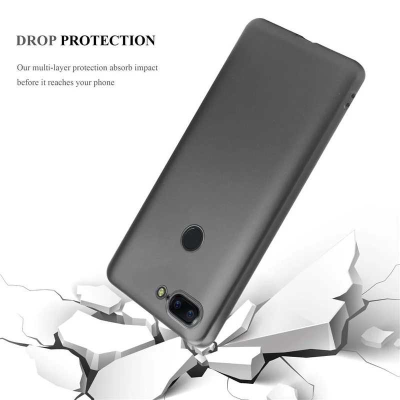 Cadorabo Hülle kompatibel mit OnePlus 5T Schutzhülle aus flexiblem TPU Silikon