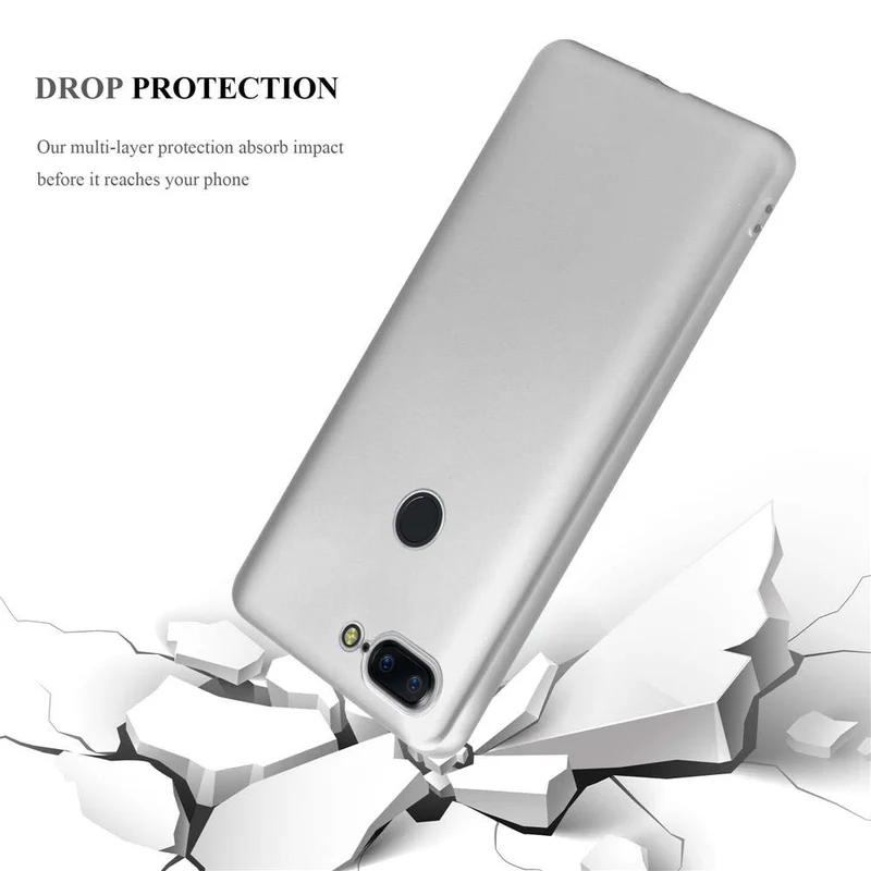 Cadorabo Hülle kompatibel mit OnePlus 5T Schutzhülle aus flexiblem TPU Silikon