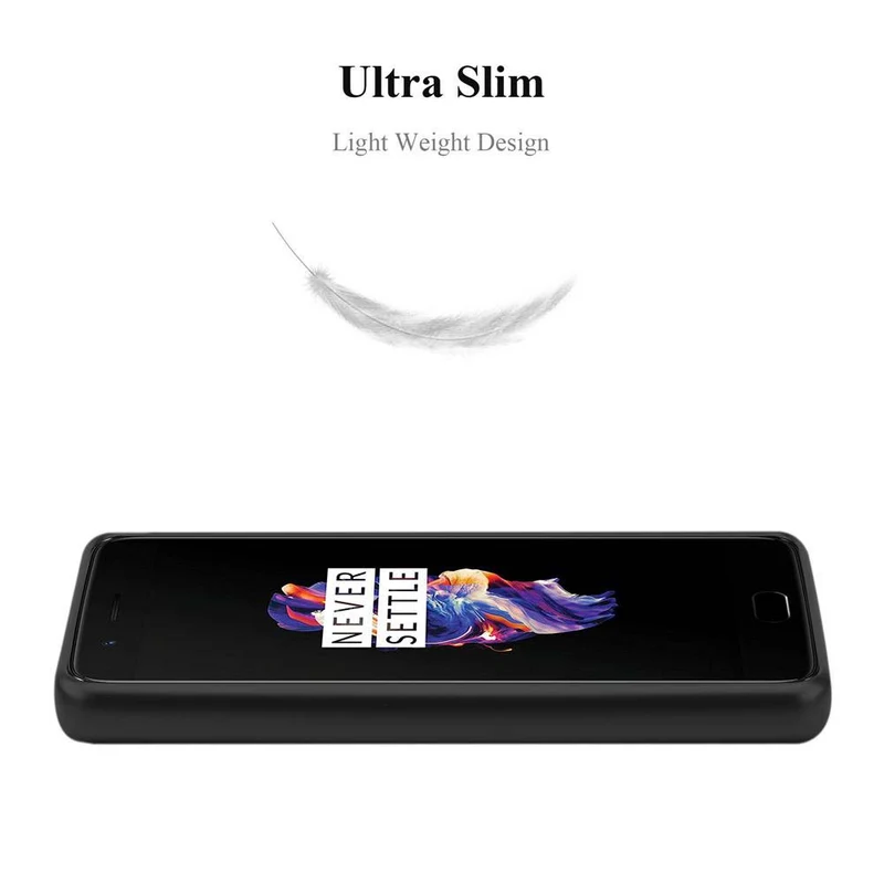 Cadorabo Hülle kompatibel mit OnePlus 5 Schutzhülle aus flexiblem TPU Silikon