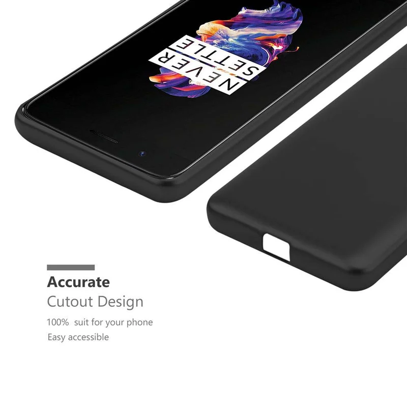 Cadorabo Hülle kompatibel mit OnePlus 5 Schutzhülle aus flexiblem TPU Silikon