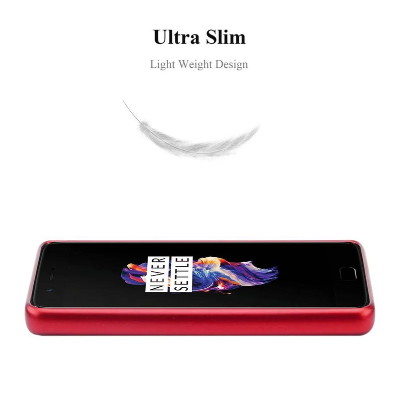 Cadorabo Hülle kompatibel mit OnePlus 5 Schutzhülle aus flexiblem TPU Silikon