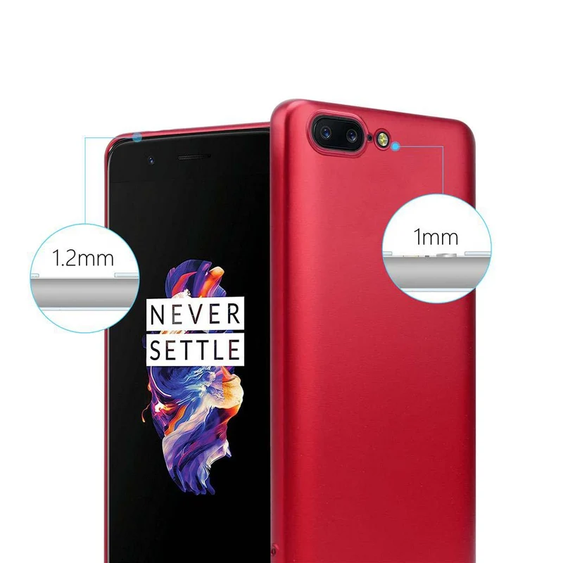 Cadorabo Hülle kompatibel mit OnePlus 5 Schutzhülle aus flexiblem TPU Silikon