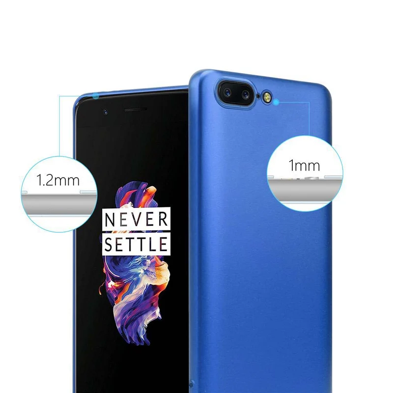 Cadorabo Hülle kompatibel mit OnePlus 5 Schutzhülle aus flexiblem TPU Silikon