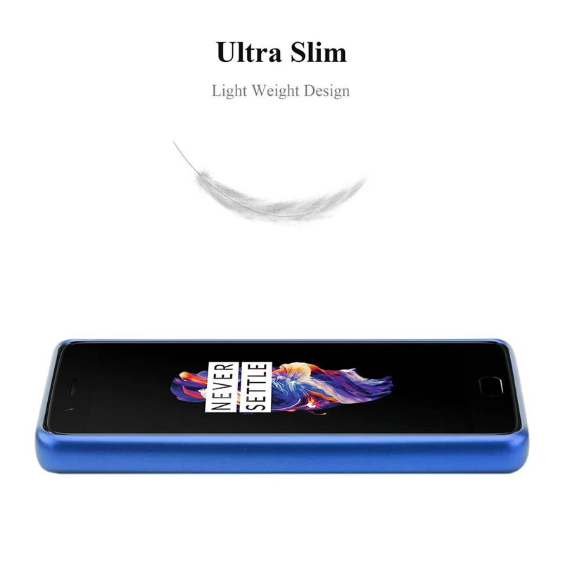 Cadorabo Hülle kompatibel mit OnePlus 5 Schutzhülle aus flexiblem TPU Silikon