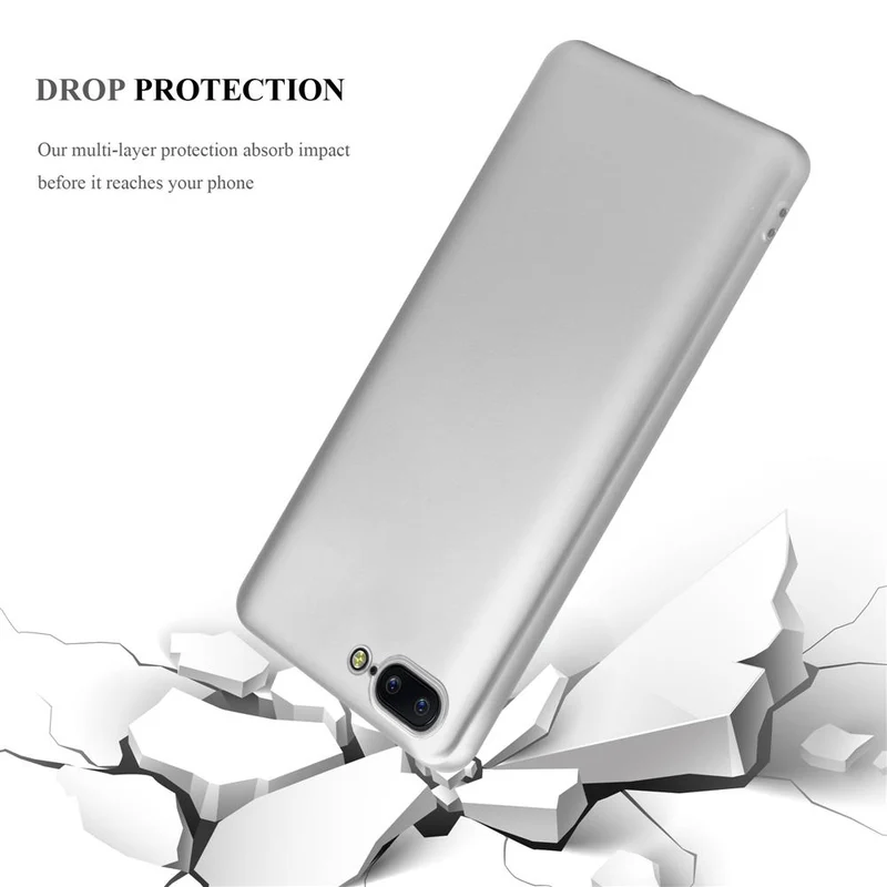 Cadorabo Hülle kompatibel mit OnePlus 5 Schutzhülle aus flexiblem TPU Silikon