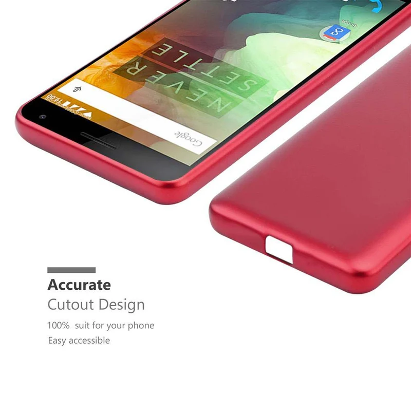 Cadorabo Hülle kompatibel mit OnePlus 2 Schutzhülle aus flexiblem TPU Silikon
