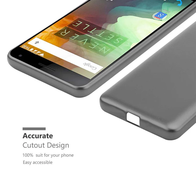Cadorabo Hülle kompatibel mit OnePlus 2 Schutzhülle aus flexiblem TPU Silikon