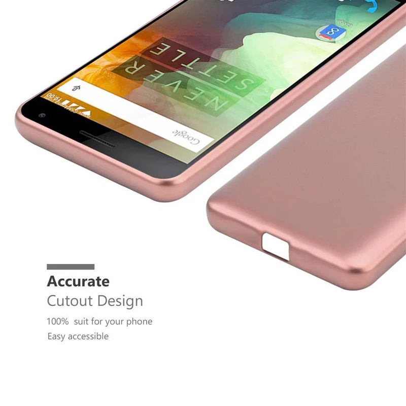 Cadorabo Hülle kompatibel mit OnePlus 2 Schutzhülle aus flexiblem TPU Silikon