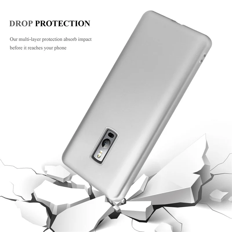 Cadorabo Hülle kompatibel mit OnePlus 2 Schutzhülle aus flexiblem TPU Silikon