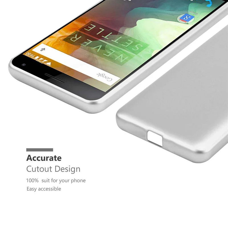 Cadorabo Hülle kompatibel mit OnePlus 2 Schutzhülle aus flexiblem TPU Silikon