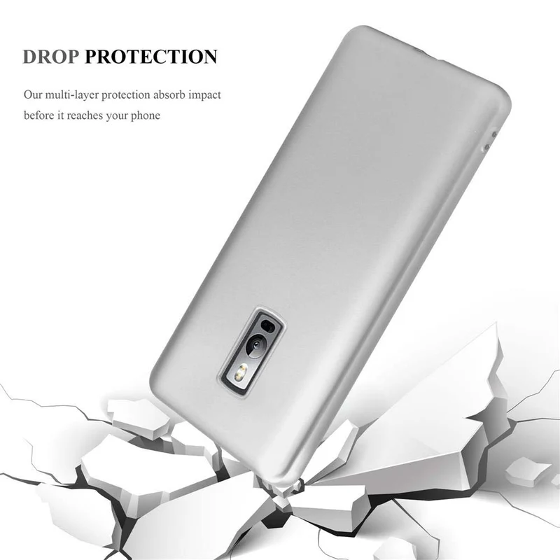 Cadorabo Hülle kompatibel mit OnePlus 2 Schutzhülle aus flexiblem TPU Silikon