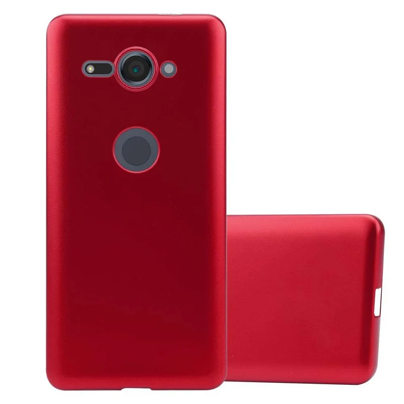 Cadorabo Hülle kompatibel mit Sony Xperia XZ2 COMPACT Schutzhülle aus flexiblem TPU Silikon