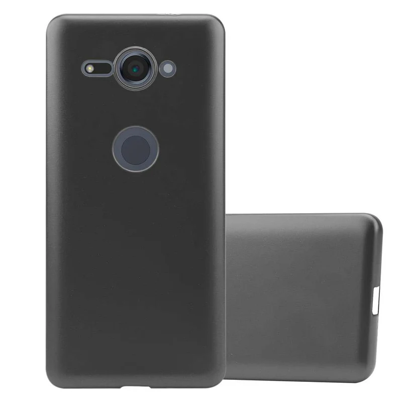 Cadorabo Hülle kompatibel mit Sony Xperia XZ2 COMPACT Schutzhülle aus flexiblem TPU Silikon