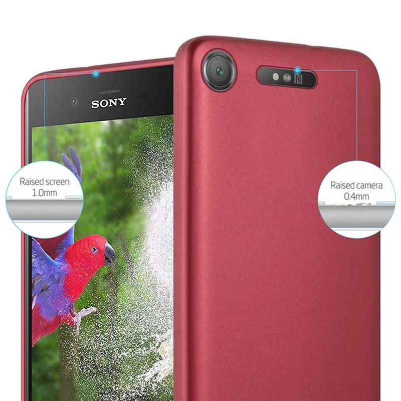 Cadorabo Hülle kompatibel mit Sony Xperia XZ1 Schutzhülle aus flexiblem TPU Silikon
