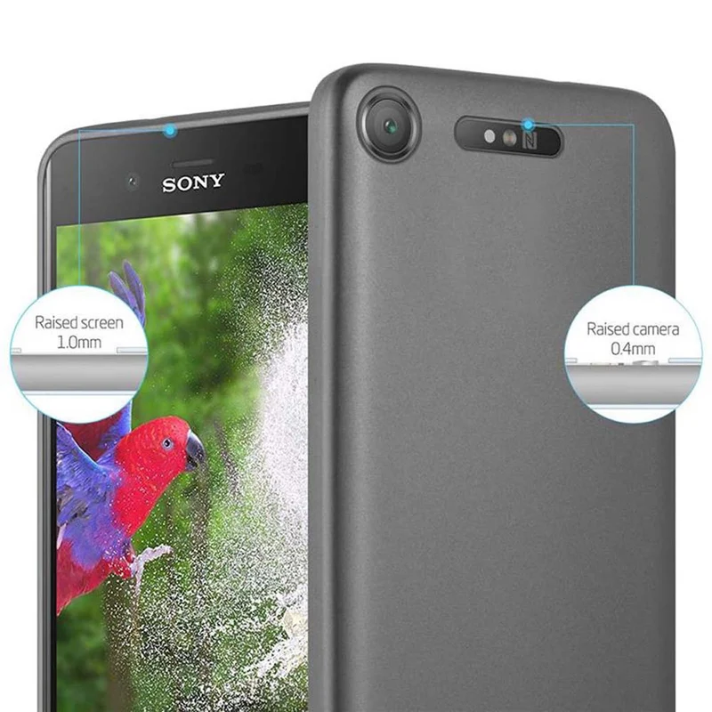 Cadorabo Hülle kompatibel mit Sony Xperia XZ1 Schutzhülle aus flexiblem TPU Silikon
